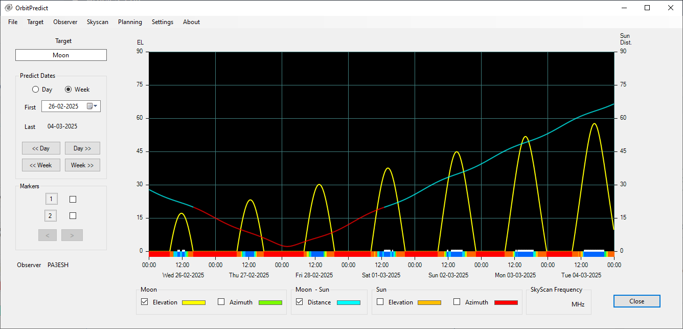 orbitpredict mainscreen